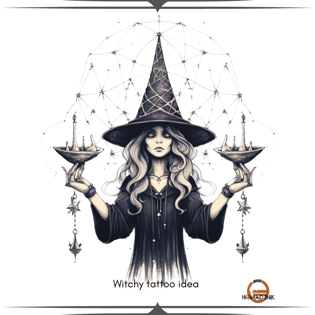 Witch tattoo idea