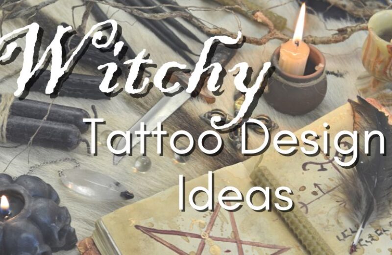 Witchy tattoo ideas - potion bottles