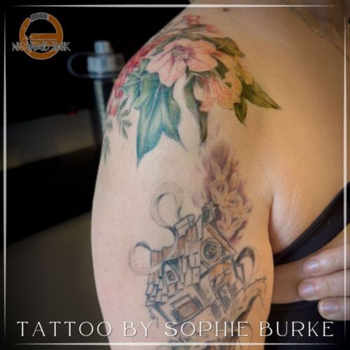 Mohawk Tattoo Studio - Grim Reaper and graveyard tattoo design cover-up :)  💉💉💉😊 | Facebook